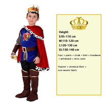 Load image into Gallery viewer, Halloween Cosplay kids Prince Costume for Children The King Costumes Christmas Boys Fantasia European royalty clothing