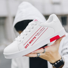 Load image into Gallery viewer, Men&#39;s Casual Skateboarding Shoes White Shoes Outdoors Leisure Sneakers Breathable Walking Shoes Flat Shoes Chaussure Homme