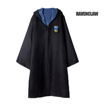 Load image into Gallery viewer, Robe Cape Cloak With Tie Scarf Wand Potter Glasses Ravenclaw Gryffindor Hufflepuff Slytherin Costume Adult Potter Cosplay