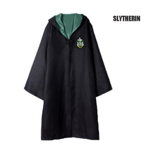 Load image into Gallery viewer, Robe Cape Cloak With Tie Scarf Wand Potter Glasses Ravenclaw Gryffindor Hufflepuff Slytherin Costume Adult Potter Cosplay