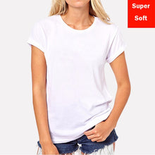 Load image into Gallery viewer, Lyprerazy Summer Super soft white T shirts Women Short Sleeve cotton Modal Flexible T-shirt white color Size S-XXL