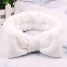 Load image into Gallery viewer, 2019 New OMG Letter Coral Fleece Wash Face Bow Hairbands For Women Girls Headbands Headwear Hair Bands Turban Hair Accessories