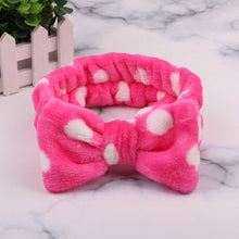 Load image into Gallery viewer, 2019 New OMG Letter Coral Fleece Wash Face Bow Hairbands For Women Girls Headbands Headwear Hair Bands Turban Hair Accessories