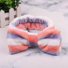 Load image into Gallery viewer, 2019 New OMG Letter Coral Fleece Wash Face Bow Hairbands For Women Girls Headbands Headwear Hair Bands Turban Hair Accessories