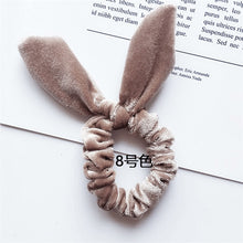 Load image into Gallery viewer, Velvet Scrunchie Women Girls Elastic Hair Rubber Bands Accessories Gum For Women Tie Hair Ring Rope Ponytail Holder Headdress