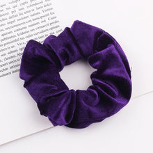 Load image into Gallery viewer, Velvet Scrunchie Women Girls Elastic Hair Rubber Bands Accessories Gum For Women Tie Hair Ring Rope Ponytail Holder Headdress