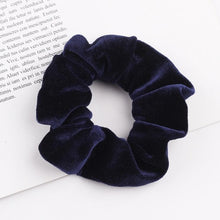 Load image into Gallery viewer, Velvet Scrunchie Women Girls Elastic Hair Rubber Bands Accessories Gum For Women Tie Hair Ring Rope Ponytail Holder Headdress