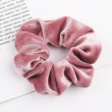 Load image into Gallery viewer, Velvet Scrunchie Women Girls Elastic Hair Rubber Bands Accessories Gum For Women Tie Hair Ring Rope Ponytail Holder Headdress