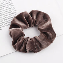 Load image into Gallery viewer, Velvet Scrunchie Women Girls Elastic Hair Rubber Bands Accessories Gum For Women Tie Hair Ring Rope Ponytail Holder Headdress