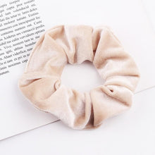Load image into Gallery viewer, Velvet Scrunchie Women Girls Elastic Hair Rubber Bands Accessories Gum For Women Tie Hair Ring Rope Ponytail Holder Headdress