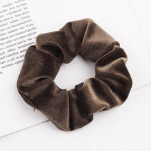 Load image into Gallery viewer, Velvet Scrunchie Women Girls Elastic Hair Rubber Bands Accessories Gum For Women Tie Hair Ring Rope Ponytail Holder Headdress