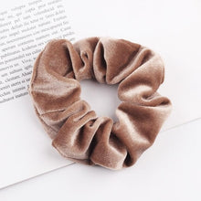Load image into Gallery viewer, Velvet Scrunchie Women Girls Elastic Hair Rubber Bands Accessories Gum For Women Tie Hair Ring Rope Ponytail Holder Headdress