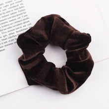 Load image into Gallery viewer, Velvet Scrunchie Women Girls Elastic Hair Rubber Bands Accessories Gum For Women Tie Hair Ring Rope Ponytail Holder Headdress