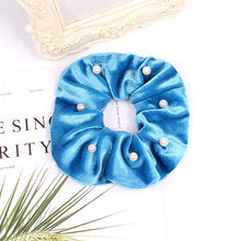 Load image into Gallery viewer, Velvet Scrunchie Women Girls Elastic Hair Rubber Bands Accessories Gum For Women Tie Hair Ring Rope Ponytail Holder Headdress