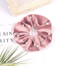 Load image into Gallery viewer, Velvet Scrunchie Women Girls Elastic Hair Rubber Bands Accessories Gum For Women Tie Hair Ring Rope Ponytail Holder Headdress