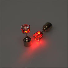 Load image into Gallery viewer, Fashionable LED Luminous Stud Earrings Dance Party Accessories Light Up LED Bling Ear Studs Earring 2019 Hot sales