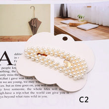 Load image into Gallery viewer, Fashion  Women Elegant Pearls Hair Clips Alloy Barrettes Girls Hair Accessories Valentine&#39;s Day HairPins Hair Accessories