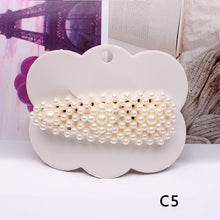 Load image into Gallery viewer, Fashion  Women Elegant Pearls Hair Clips Alloy Barrettes Girls Hair Accessories Valentine&#39;s Day HairPins Hair Accessories