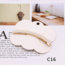 Load image into Gallery viewer, Fashion  Women Elegant Pearls Hair Clips Alloy Barrettes Girls Hair Accessories Valentine&#39;s Day HairPins Hair Accessories