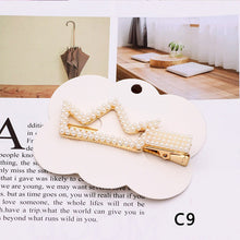 Load image into Gallery viewer, Fashion  Women Elegant Pearls Hair Clips Alloy Barrettes Girls Hair Accessories Valentine&#39;s Day HairPins Hair Accessories