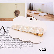 Load image into Gallery viewer, Fashion  Women Elegant Pearls Hair Clips Alloy Barrettes Girls Hair Accessories Valentine&#39;s Day HairPins Hair Accessories