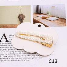Load image into Gallery viewer, Fashion  Women Elegant Pearls Hair Clips Alloy Barrettes Girls Hair Accessories Valentine&#39;s Day HairPins Hair Accessories