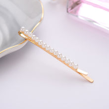 Load image into Gallery viewer, Fashion  Women Elegant Pearls Hair Clips Alloy Barrettes Girls Hair Accessories Valentine&#39;s Day HairPins Hair Accessories