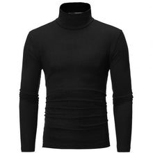 Load image into Gallery viewer, 2020 lowest price Men Fashion Solid Color Long Sleeve Turtle Neck Slim Fit Sweater Bottoming Top Spandex  Free Shipping