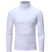 Load image into Gallery viewer, Autumn Winter Men&#39;s Pullover Sweaters High Collar Long-sleeved Solid Color Basic Slim Warm Jumper Turtleneck Pull