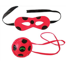 Load image into Gallery viewer, Girls LadyBug Costume Lady bug Cosplay Clothing Sets Kids Halloween Party Marinette Little Beetle Suit Lady bug Jumpsuit