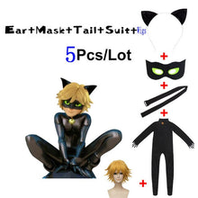 Load image into Gallery viewer, Girls LadyBug Costume Lady bug Cosplay Clothing Sets Kids Halloween Party Marinette Little Beetle Suit Lady bug Jumpsuit