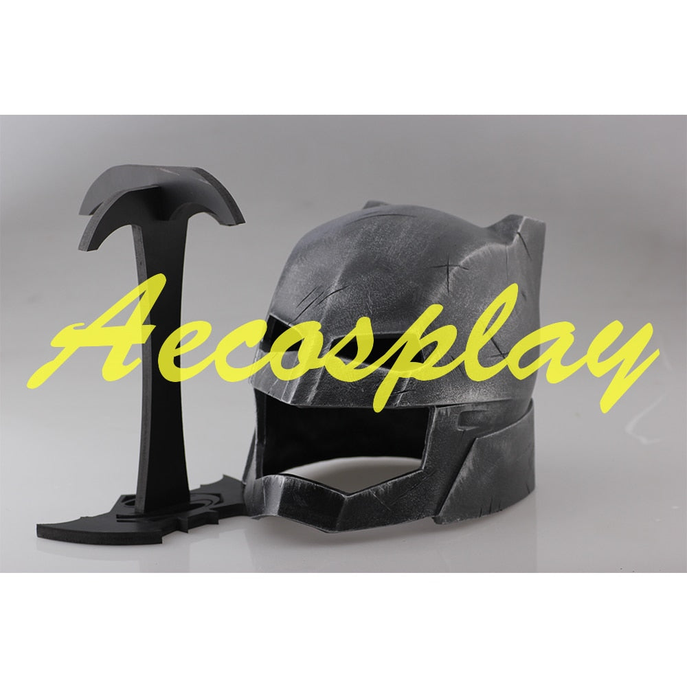 Adult Batman vs. Superman Batman Helmet PFR DIY LED Light Eyes Batman Cowl   Halloween    Customized Collection