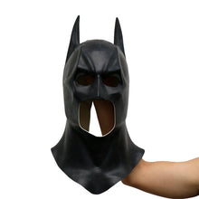 Load image into Gallery viewer, Halloween Batman Mask Dark Knight Adult Full Overhead Bruce Wayne Rubber mask Helmet Cowl costume