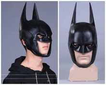 Load image into Gallery viewer, New Batman Mask Dark Knight Adult Full Overhead Bruce Wayne Rubber Helmet Cowl costume