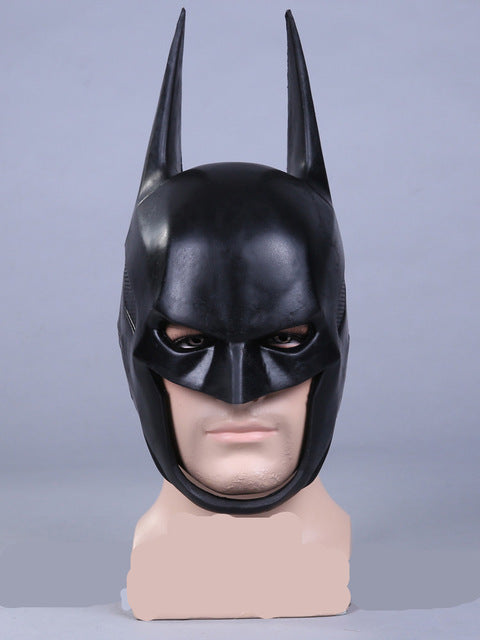 New Batman Mask Dark Knight Adult Full Overhead Bruce Wayne Rubber Helmet Cowl costume