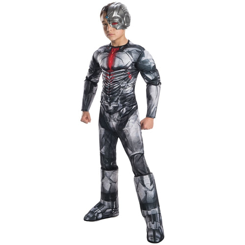 Boys Justice League Deluxe Cyborg Costume
