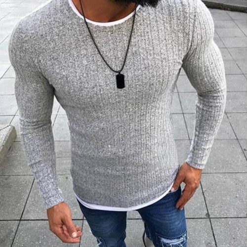 Winter Men 2018 New Fashion Pullover Knitted Sweater O-neck Casual Long Sleeve Warm Pullovers Male Sweaters Big size clothes