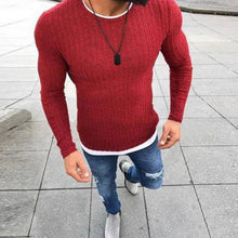 Load image into Gallery viewer, Winter Men 2018 New Fashion Pullover Knitted Sweater O-neck Casual Long Sleeve Warm Pullovers Male Sweaters Big size clothes