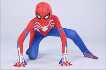 Load image into Gallery viewer, 2019 New Children&#39;s costume Spiderman verses spider Miles Morales Cosplay Costume Zentai Spiderman pattern Body Bodysuits