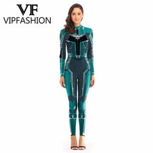 Load image into Gallery viewer, VIP FASHION 2019 New 3D Super Hero Captain Costume Cosplay Women Marvel Movie Jumpsuit Costumes For Women Plus Size  Jumpsuit